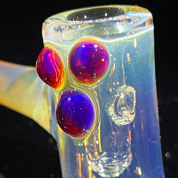 Silver Fumed Hash Hammer Glass Pipe KOP Glass   