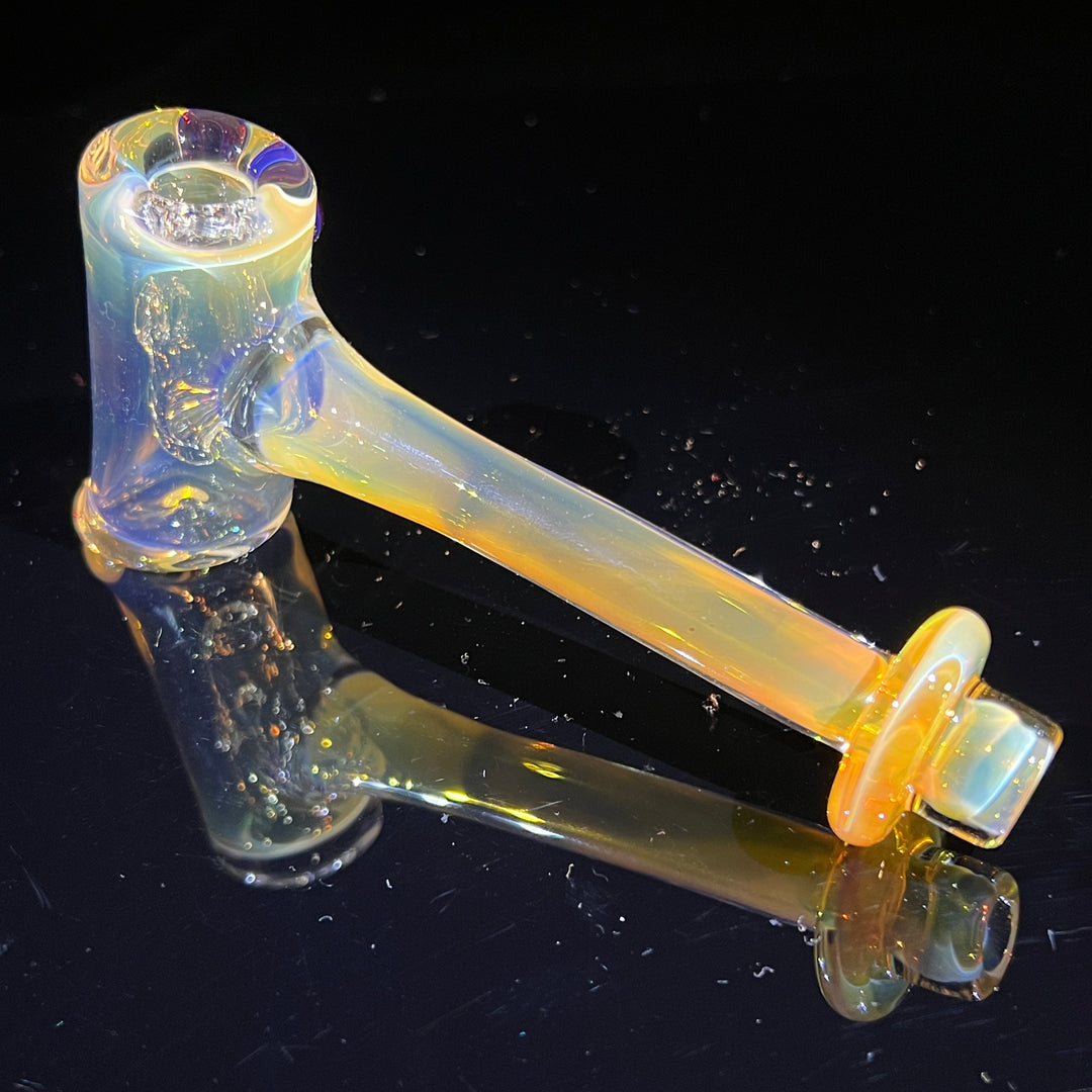 Silver Fumed Hash Hammer Glass Pipe KOP Glass   