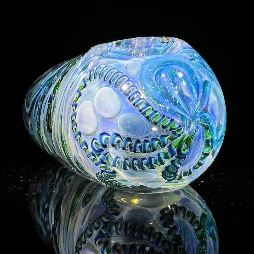 XL Inside Out Egg Spoon Glass Pipe Avant Garde   