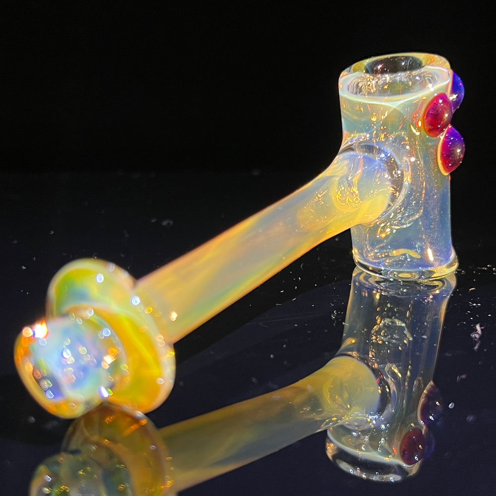 Silver Fumed Hash Hammer Glass Pipe KOP Glass   