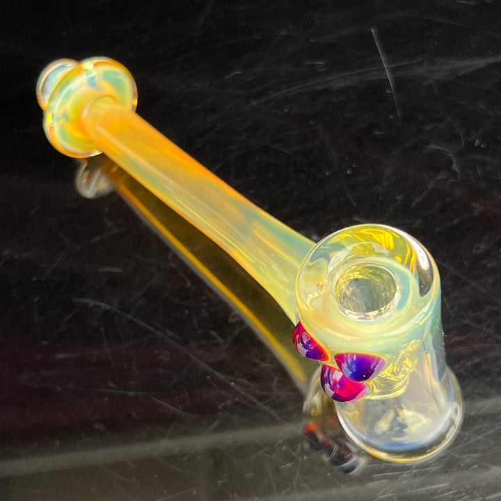 Silver Fumed Hash Hammer Glass Pipe KOP Glass   