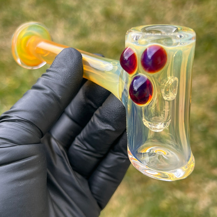 Silver Fumed Hash Hammer Glass Pipe KOP Glass   