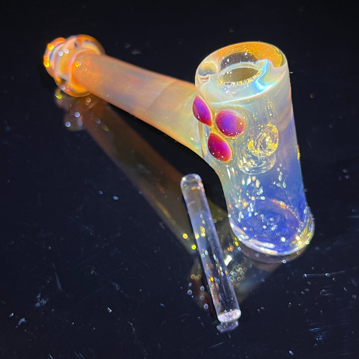 Silver Fumed Hash Hammer Glass Pipe KOP Glass   