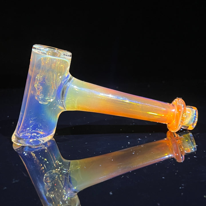 Silver Fumed Hash Hammer Glass Pipe KOP Glass   