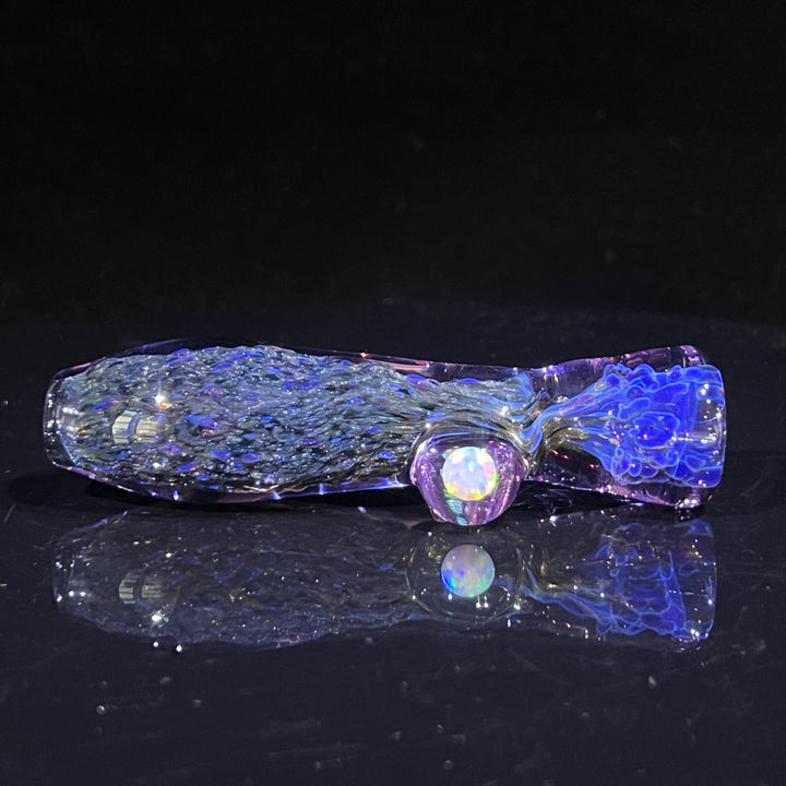 Black Plasma Opal Chillum Glass Pipe Tako Glass   