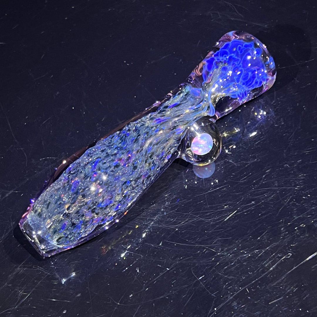 Black Plasma Opal Chillum Glass Pipe Tako Glass   