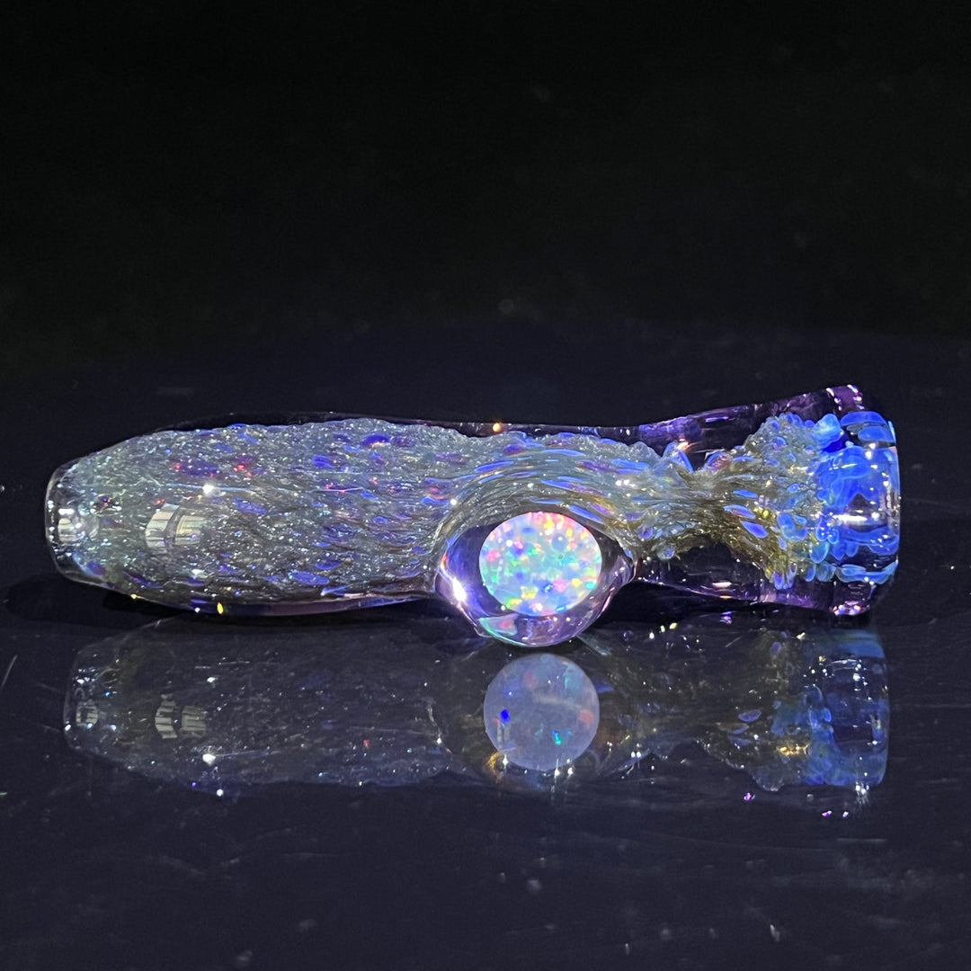 Black Plasma Opal Chillum Glass Pipe Tako Glass   