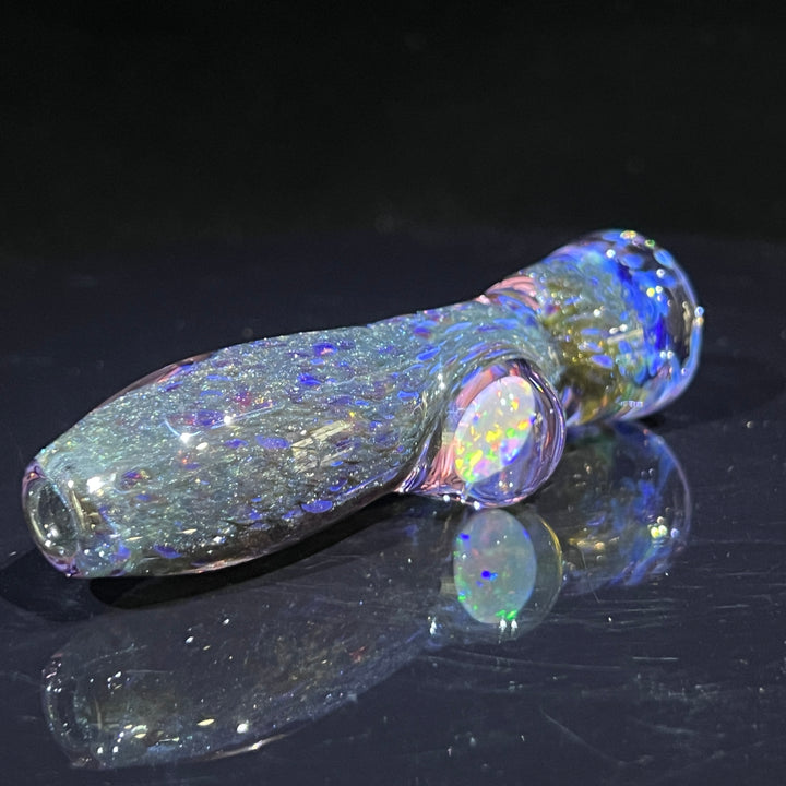 Black Plasma Opal Chillum Glass Pipe Tako Glass   