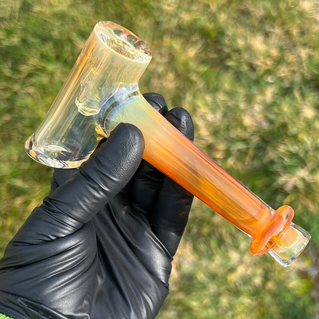 Silver Fumed Hash Hammer Glass Pipe KOP Glass   