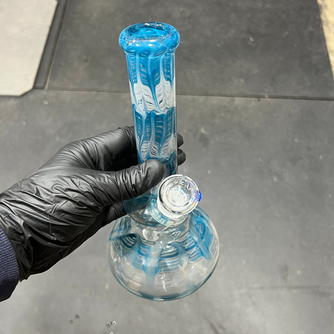 9" Sea Ice Double Bubble Bong Glass Pipe Mary Jane's Glass