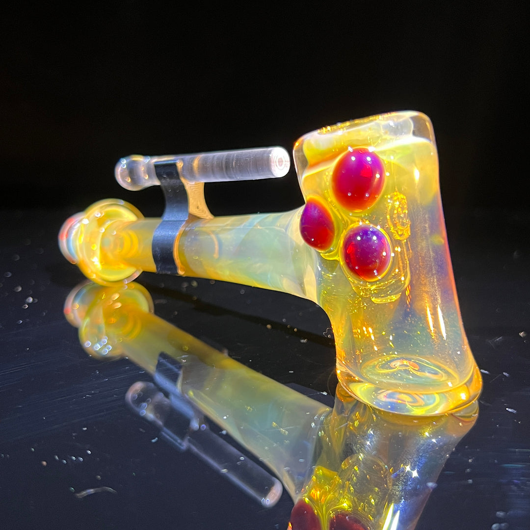 Silver Fumed Hash Hammer Glass Pipe KOP Glass   