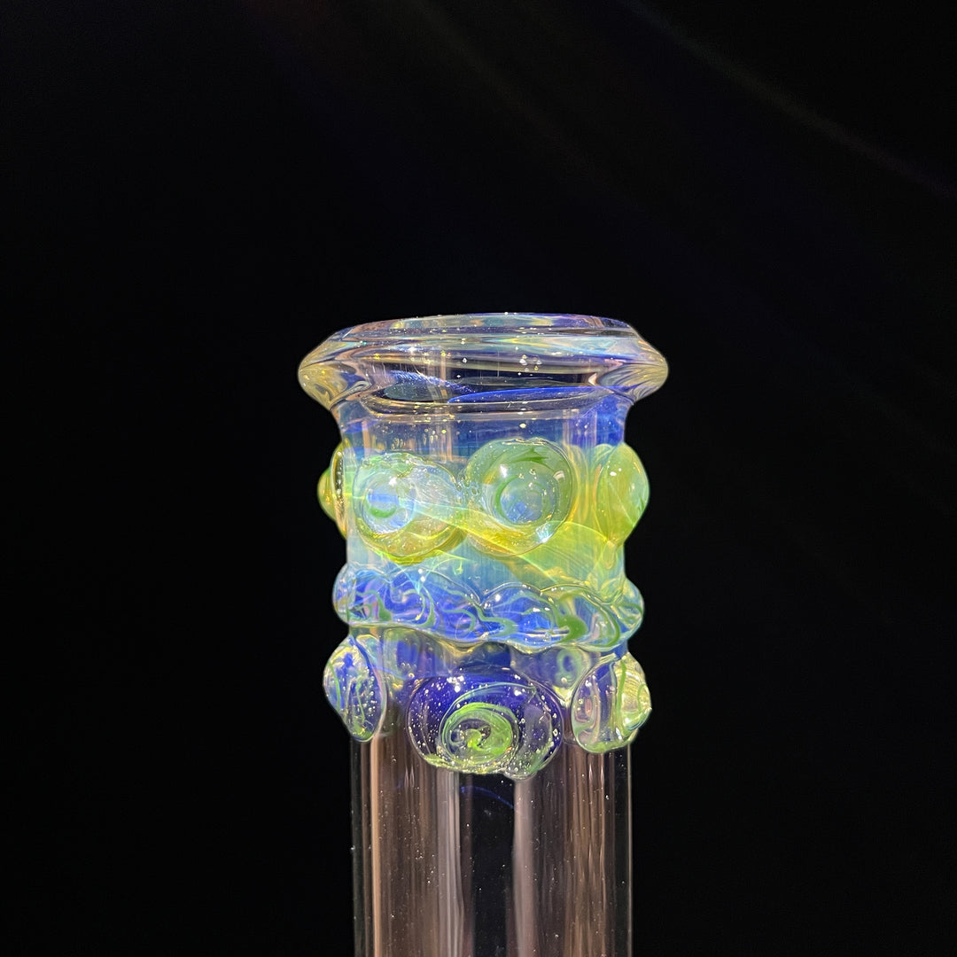 50x5 16" Ripple Fume Beaker Bong Glass Pipe TG   