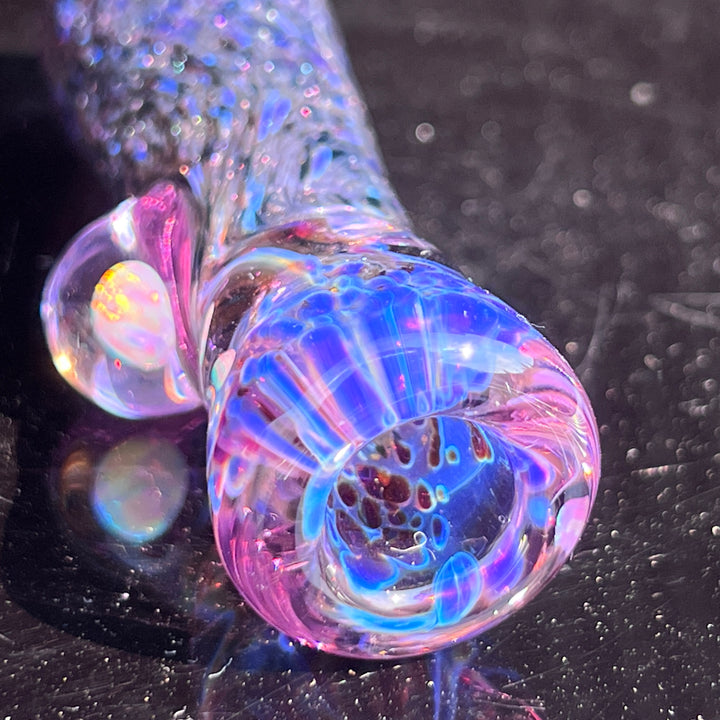 Black Plasma Opal Chillum Glass Pipe Tako Glass   