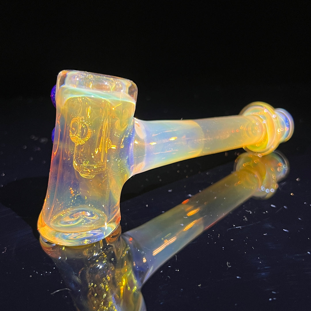 Silver Fumed Hash Hammer Glass Pipe KOP Glass   