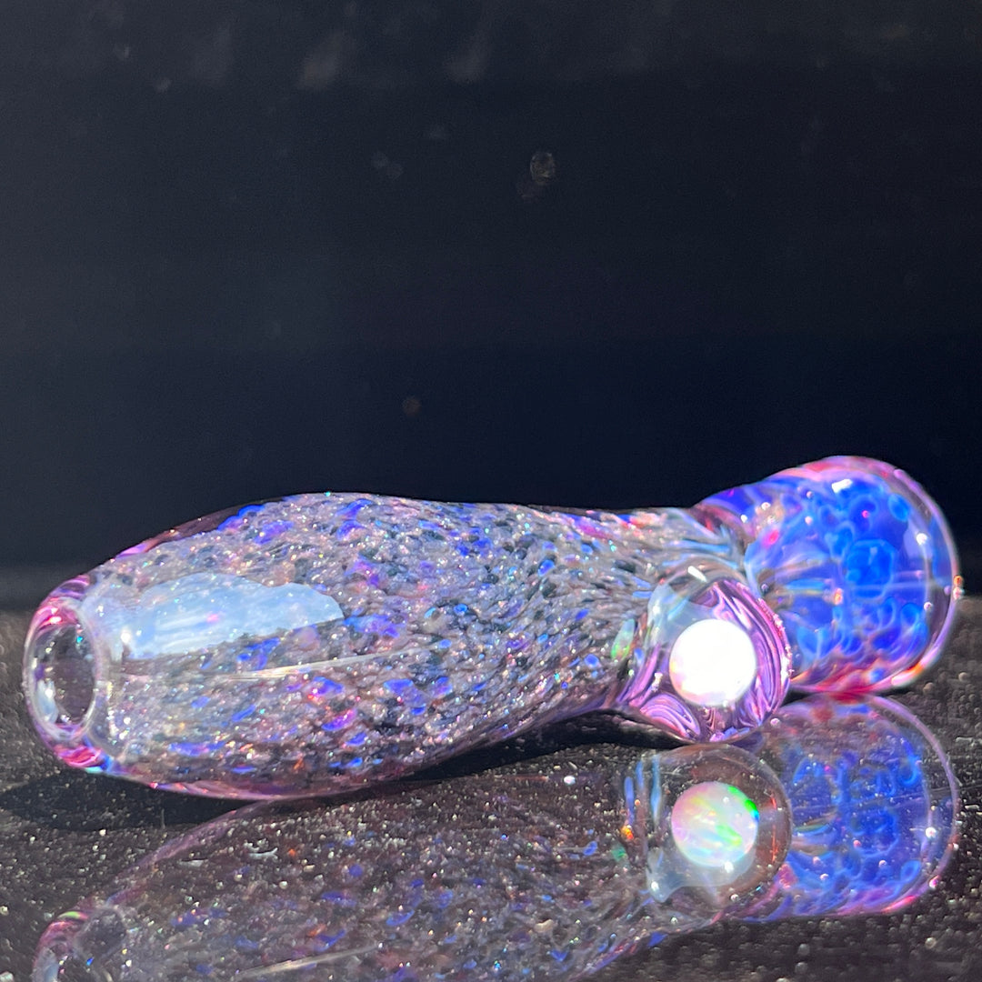 Black Plasma Opal Chillum Glass Pipe Tako Glass   