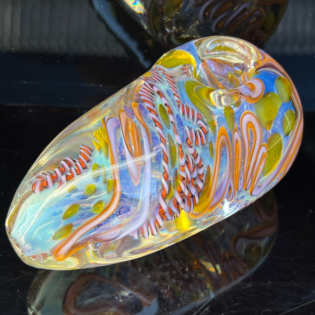 XL Inside Out Egg Spoon Glass Pipe Avant Garde   