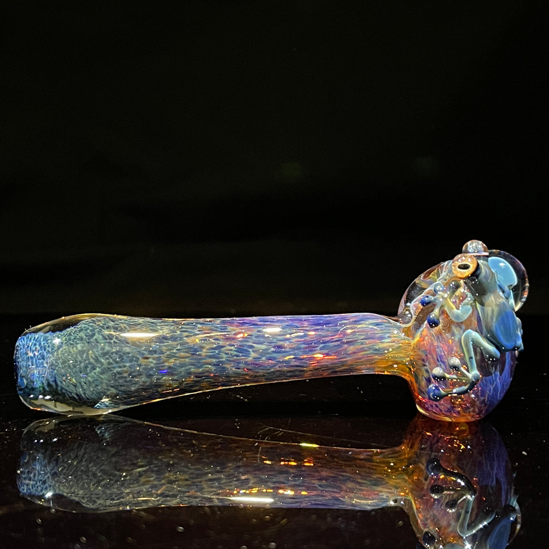 Fancy Mushroom Frog Spoon Glass Pipe Beezy Glass   