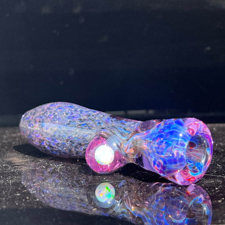 Black Plasma Opal Chillum Glass Pipe Tako Glass   