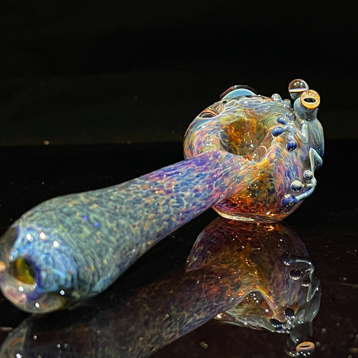 Fancy Mushroom Frog Spoon Glass Pipe Beezy Glass   