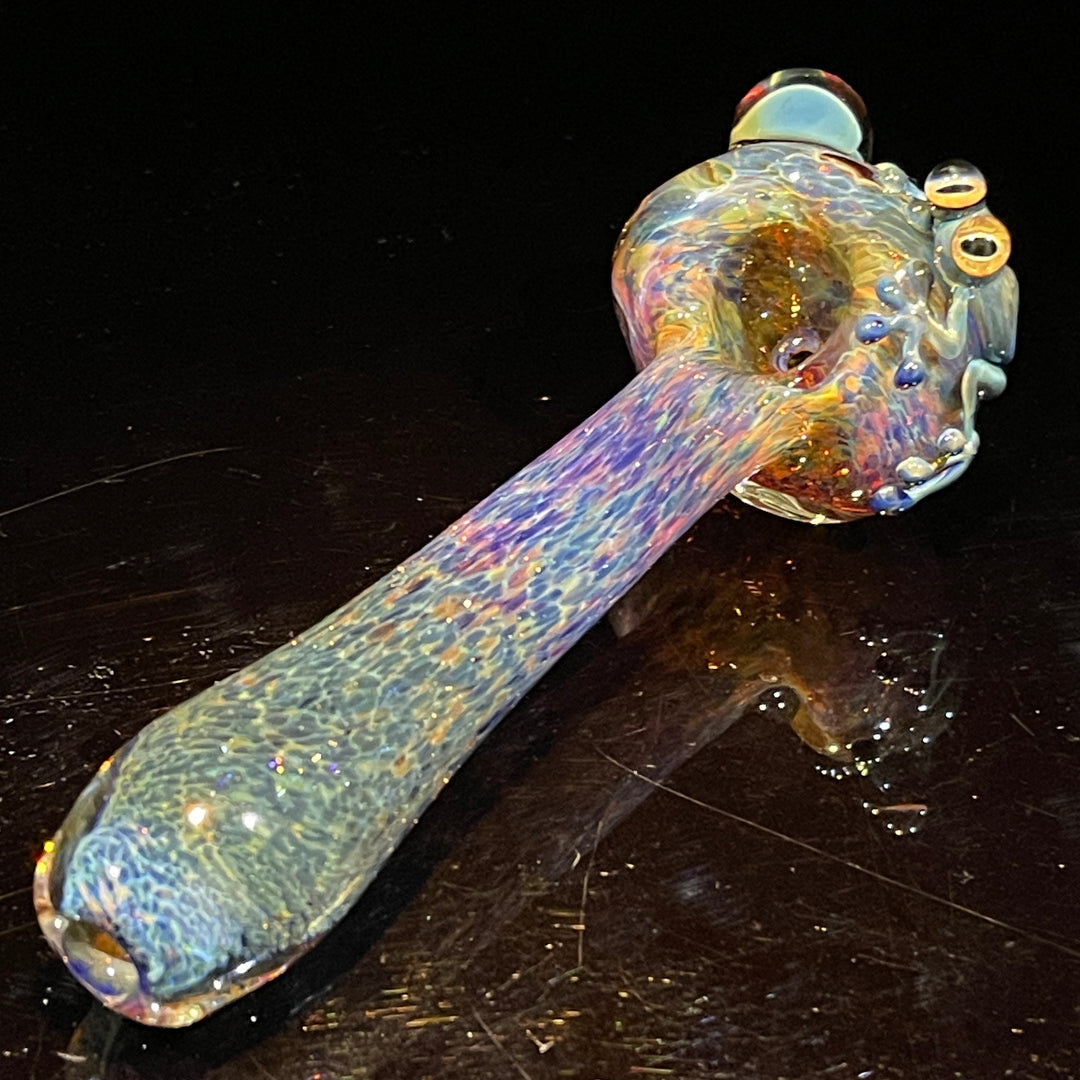 Fancy Mushroom Frog Spoon Glass Pipe Beezy Glass   