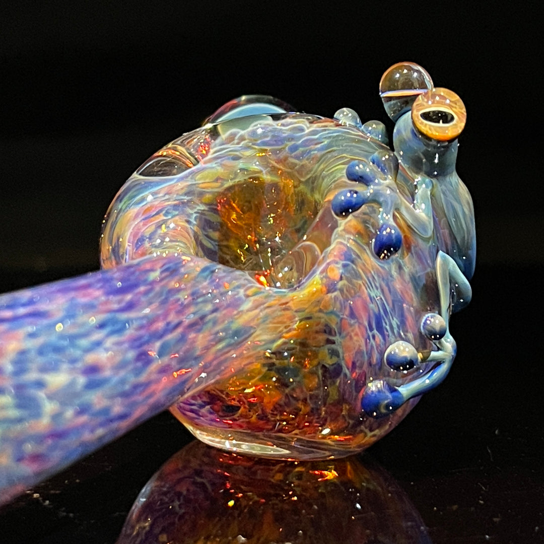 Fancy Mushroom Frog Spoon Glass Pipe Beezy Glass   