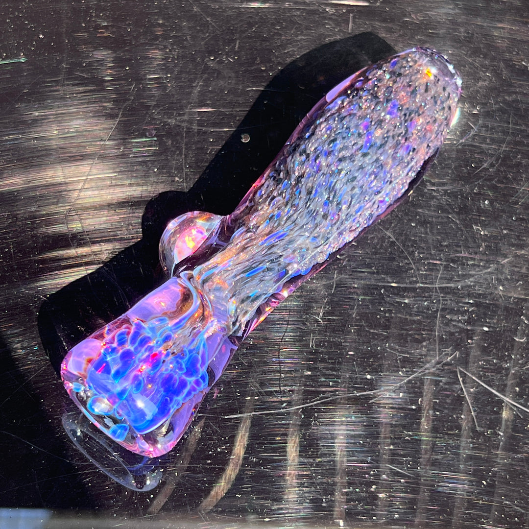 Black Plasma Opal Chillum Glass Pipe Tako Glass   