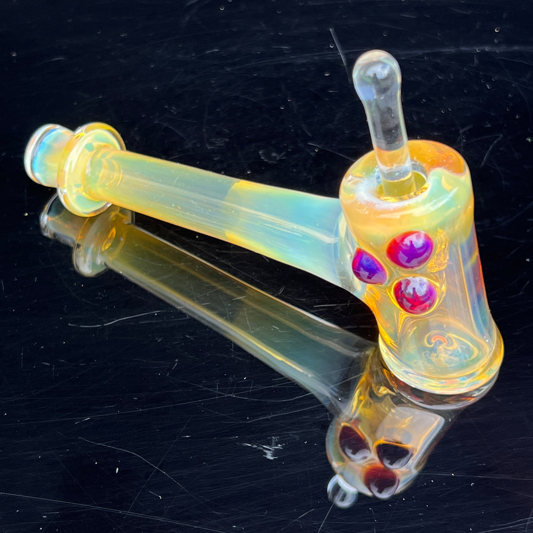 Silver Fumed Hash Hammer Glass Pipe KOP Glass   