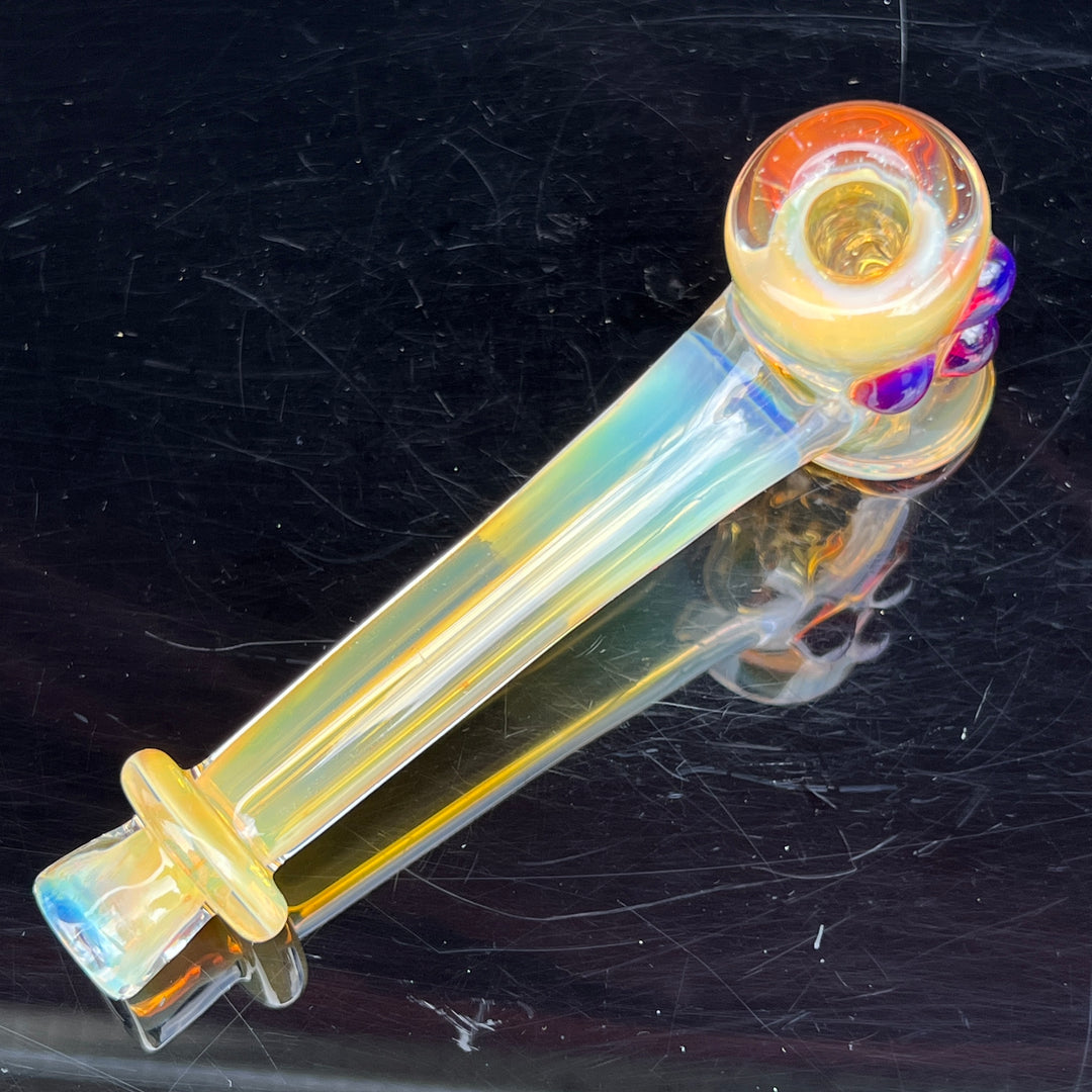 Silver Fumed Hash Hammer Glass Pipe KOP Glass   