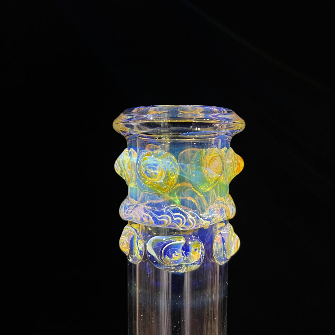 50x5 16" Ripple Fume Beaker Bong Glass Pipe TG   