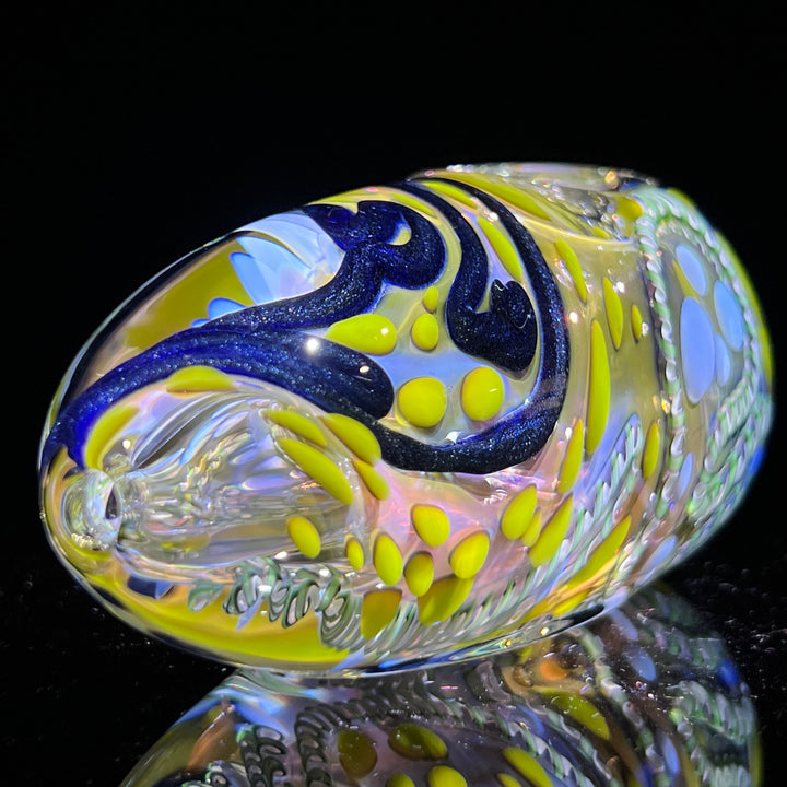 XL Inside Out Egg Spoon Glass Pipe Avant Garde   