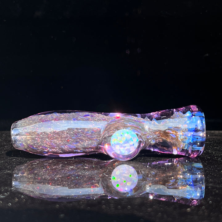 Black Plasma Opal Chillum Glass Pipe Tako Glass   