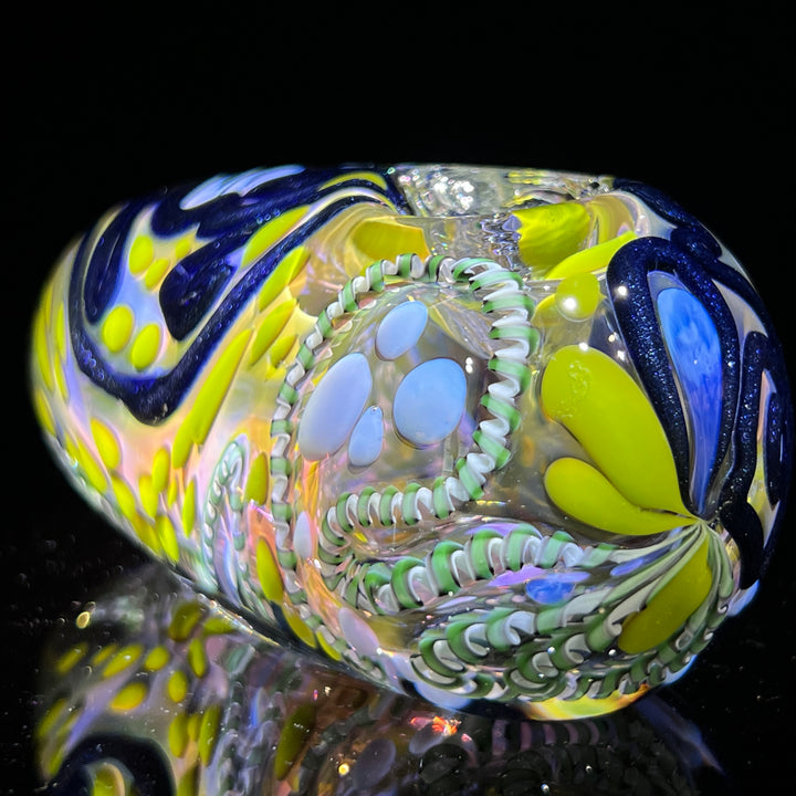 XL Inside Out Egg Spoon Glass Pipe Avant Garde   