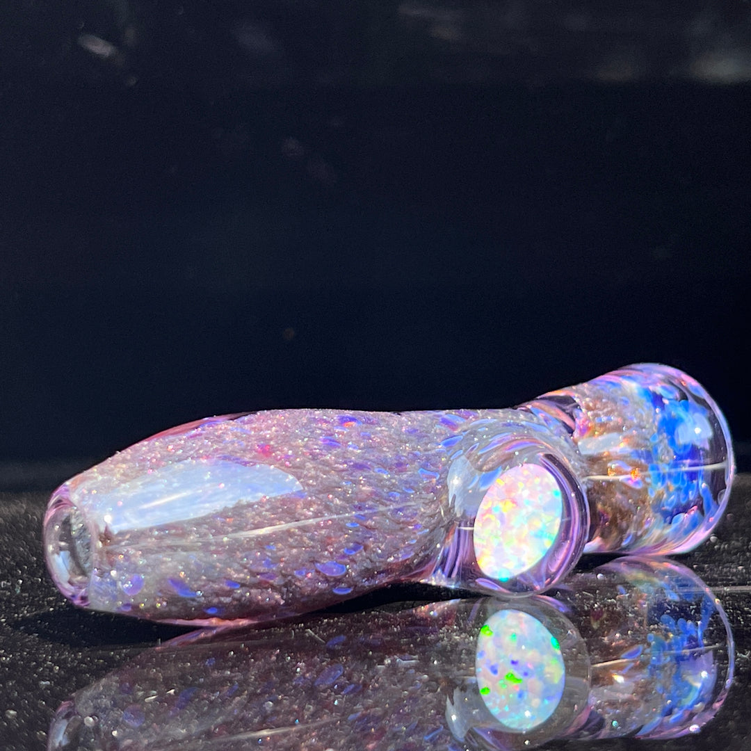 Black Plasma Opal Chillum Glass Pipe Tako Glass   