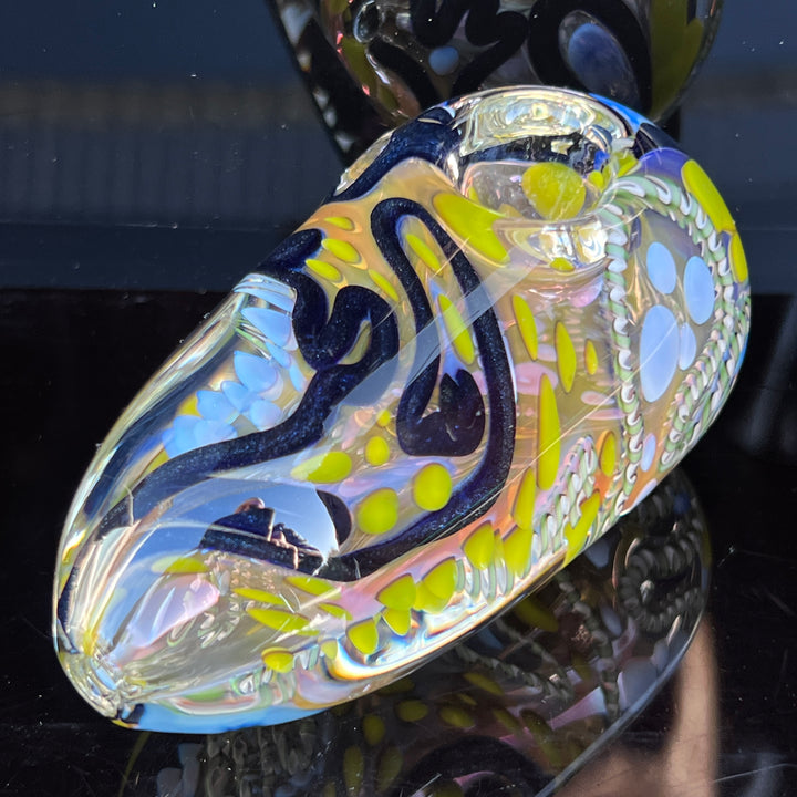 XL Inside Out Egg Spoon Glass Pipe Avant Garde   