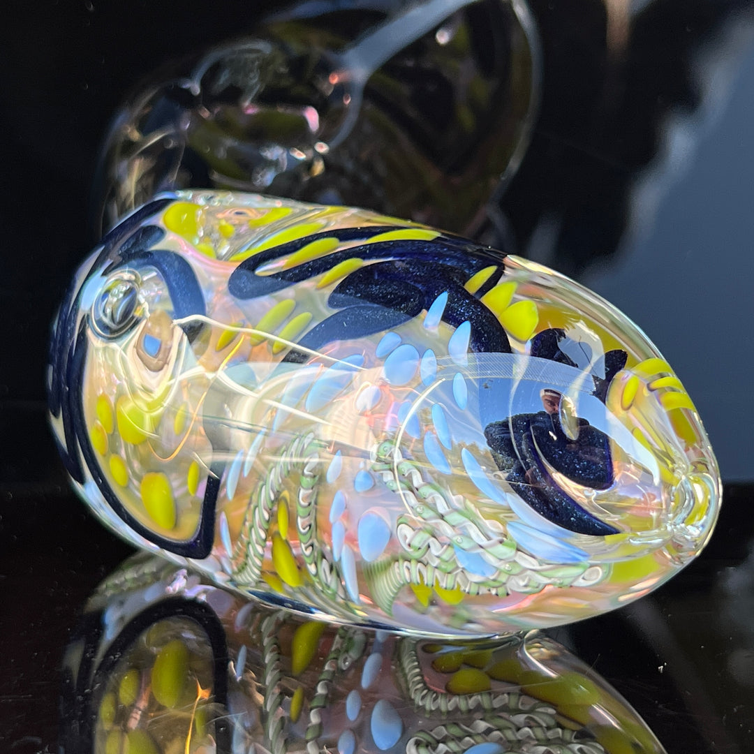 XL Inside Out Egg Spoon Glass Pipe Avant Garde   