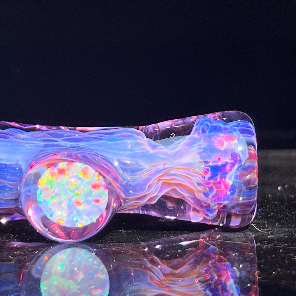 Purple Plasma Opal Chillum Glass Pipe Tako Glass   