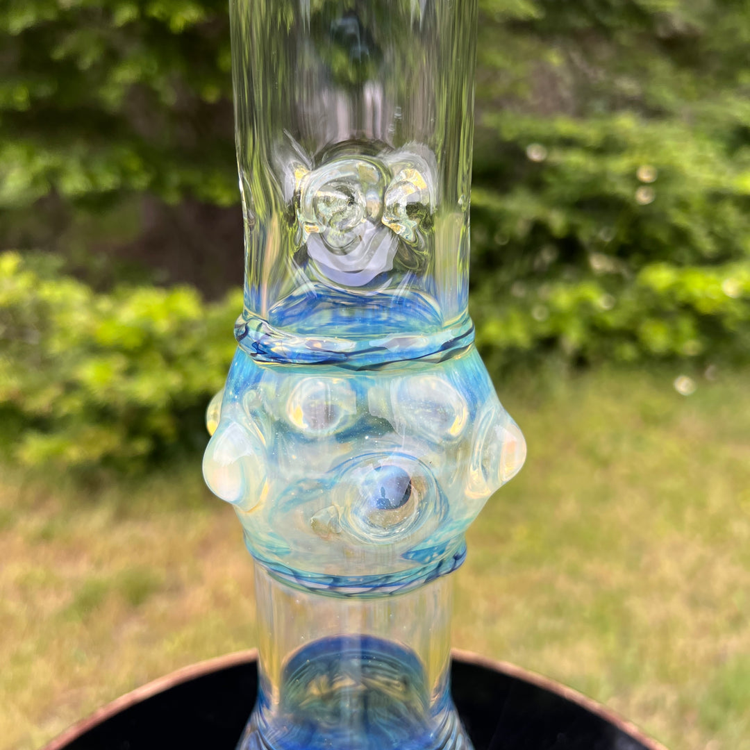 50x5 16" Ripple Fume Beaker Bong Glass Pipe TG   