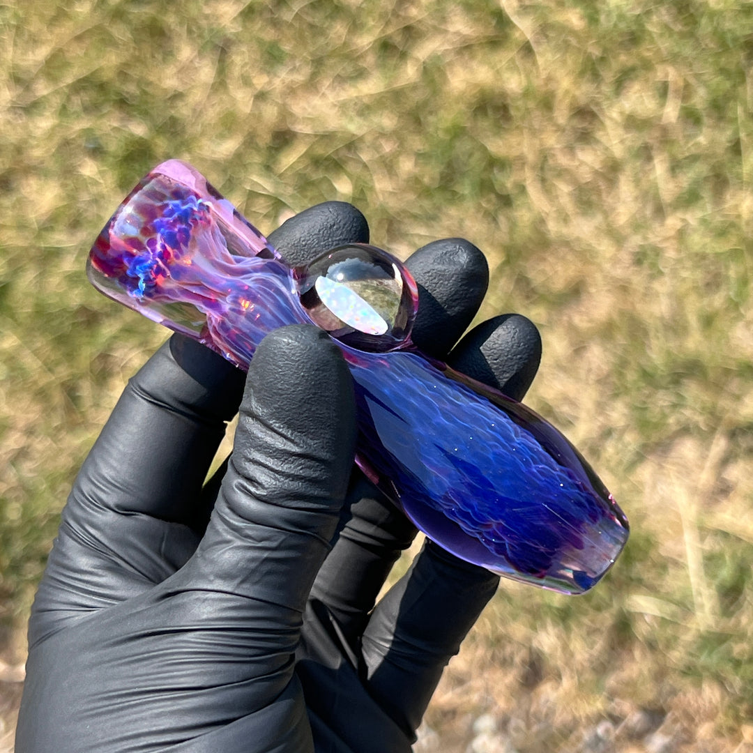 Purple Plasma Opal Chillum Glass Pipe Tako Glass   