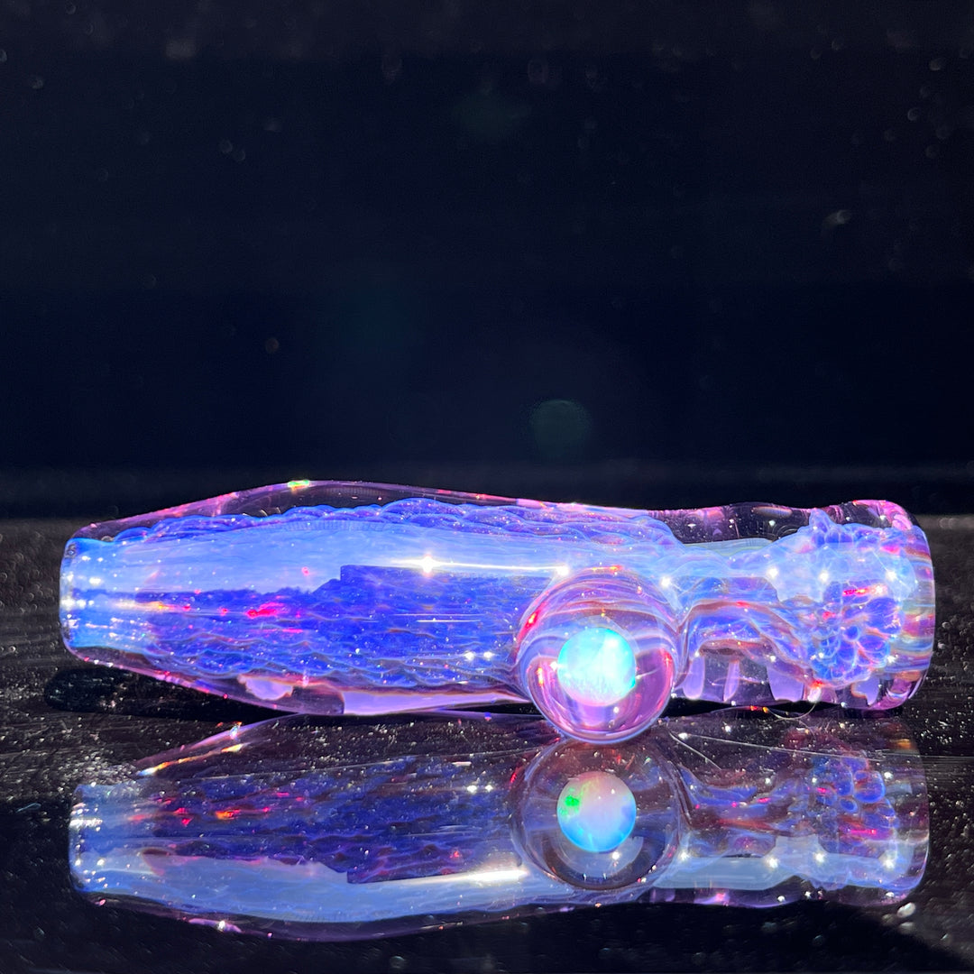 Purple Plasma Opal Chillum Glass Pipe Tako Glass   