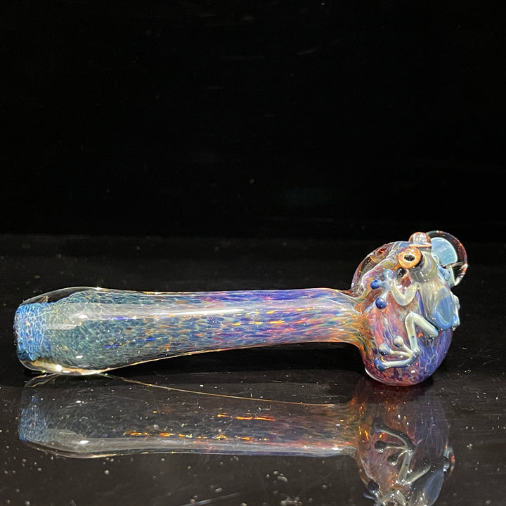 Fancy Mushroom Frog Spoon Glass Pipe Beezy Glass   