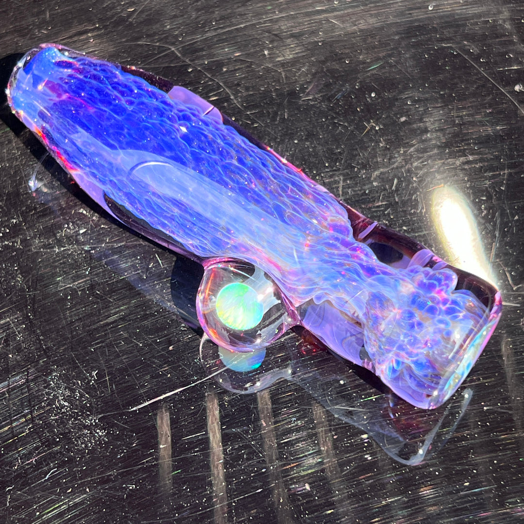 Purple Plasma Opal Chillum Glass Pipe Tako Glass   