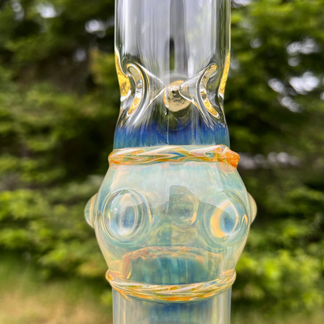 50x5 16" Ripple Fume Beaker Bong Glass Pipe TG   