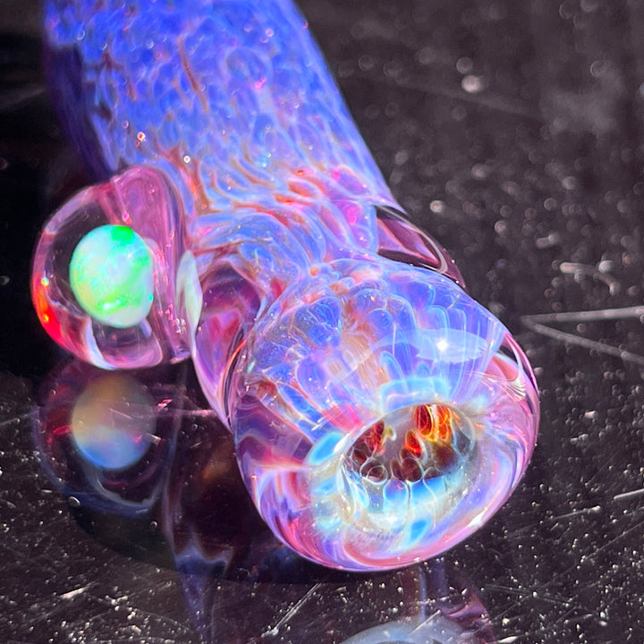 Purple Plasma Opal Chillum Glass Pipe Tako Glass   