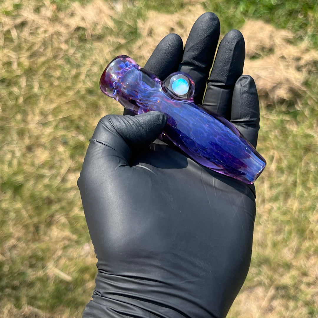 Purple Plasma Opal Chillum Glass Pipe Tako Glass   