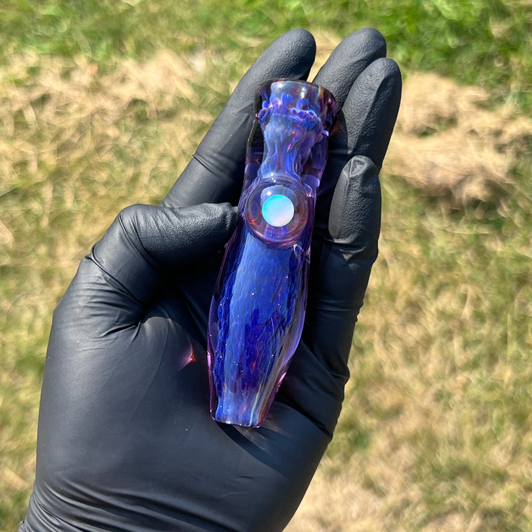 Purple Plasma Opal Chillum Glass Pipe Tako Glass   