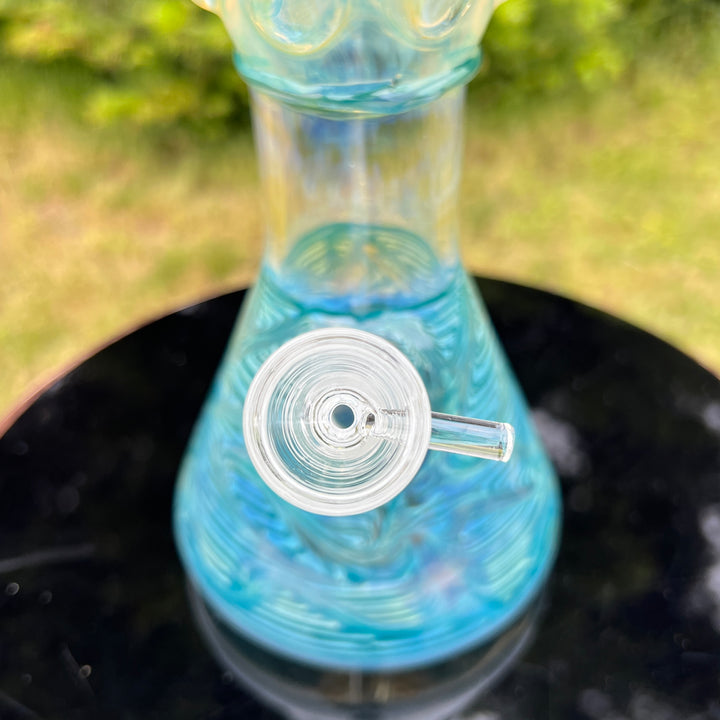 50x5 16" Ripple Fume Beaker Bong Glass Pipe TG   