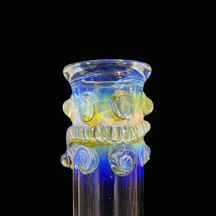 50x5 16" Ripple Fume Beaker Bong Glass Pipe TG