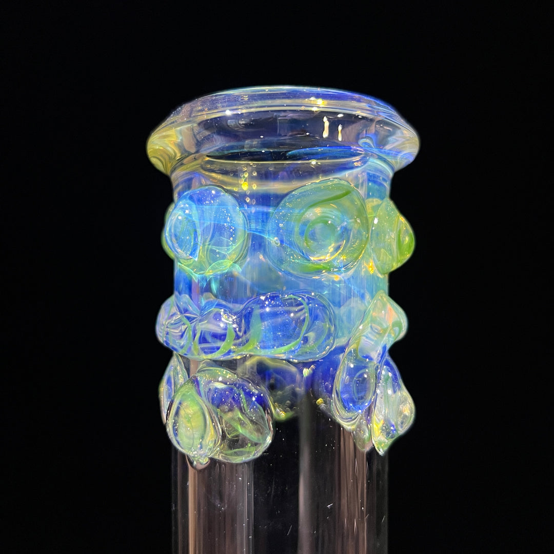 50x5 16" Ripple Fume Beaker Bong Glass Pipe TG   