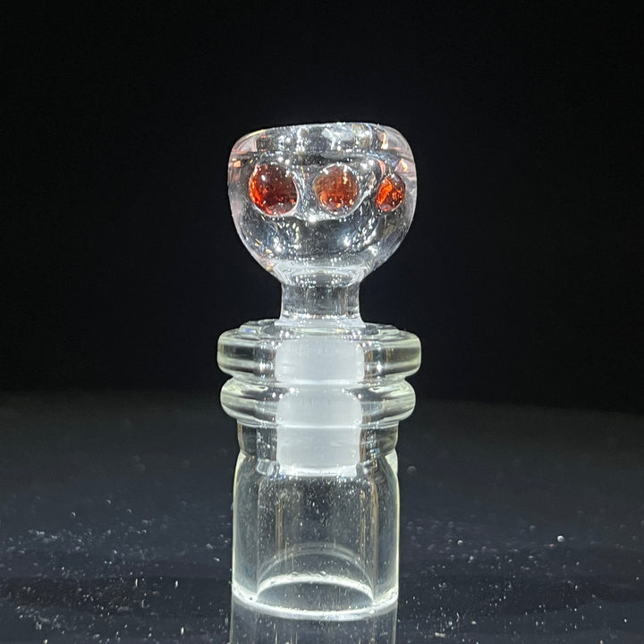 9" Colombian Red Beaker Bong Glass Pipe Mary Jane's Glass