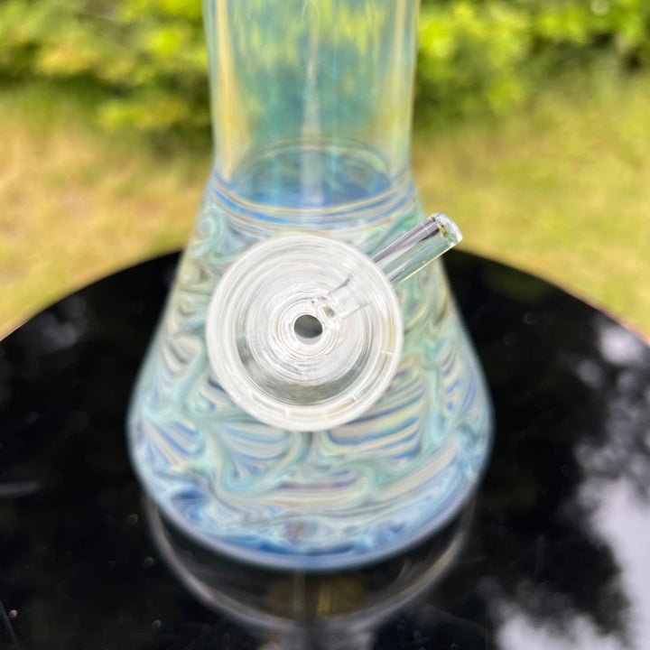 50x5 16" Ripple Fume Beaker Bong Glass Pipe TG